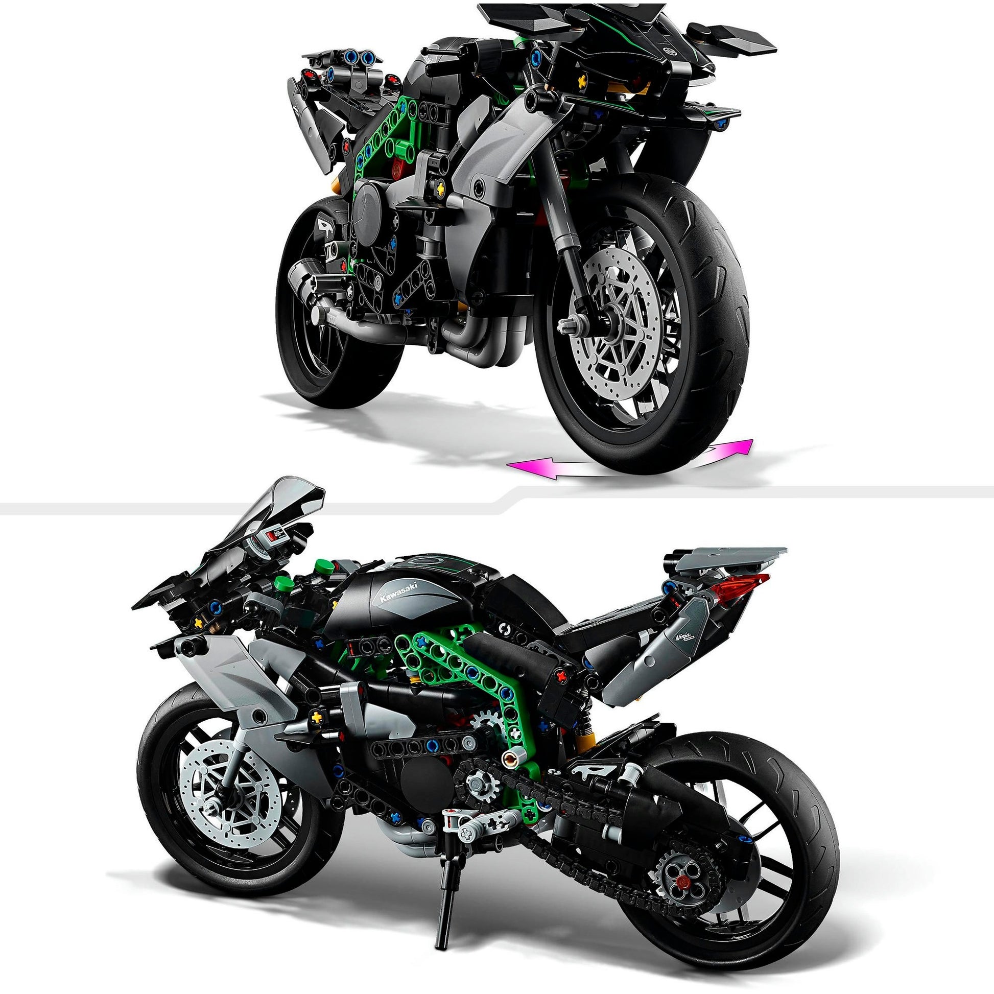 Lego Lego Technic 42170 Kawasaki Ninja H2R Motor