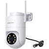Foscam PD8, caméra de sécurité 4K 8MP double bande WiFi 6 PT (blanc)