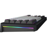 Hator skyfall pro sans fil, clavier de jeu (noir, disposition américaine, hator aurum vanille silencieux, 65%, RVB, pbt double-shot, échange à chaud, bluetooth usb-c 2,4 GHz) - afbeelding 6