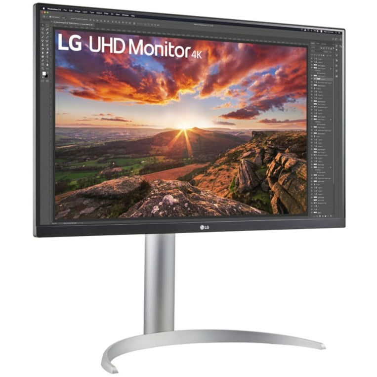 Moniteur LG Ultrafine 27UP850K-W 27 4K UHD (argent noir, 2x HDMI, Display Port, 2x USB-A, USB-C)