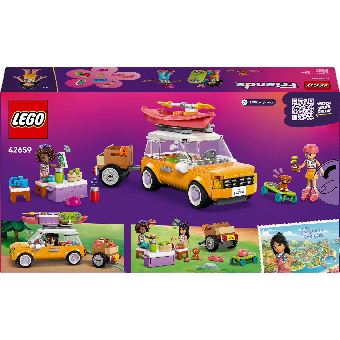 Pic lego 42659 amis ensemble sur road trip