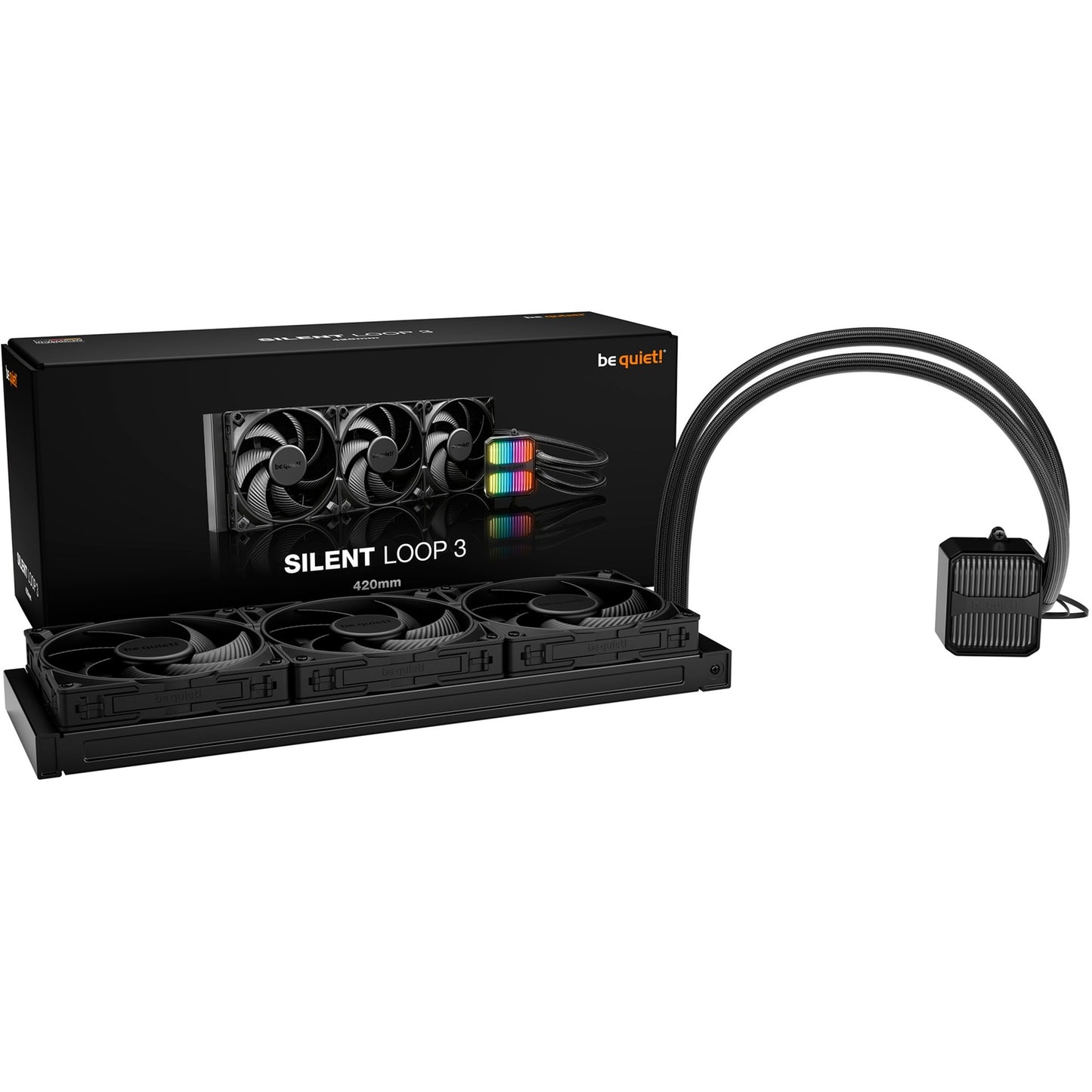 Soyez silencieux! Silent Loop 3 420 refroidissement par eau (noir, PWM 4 broches)