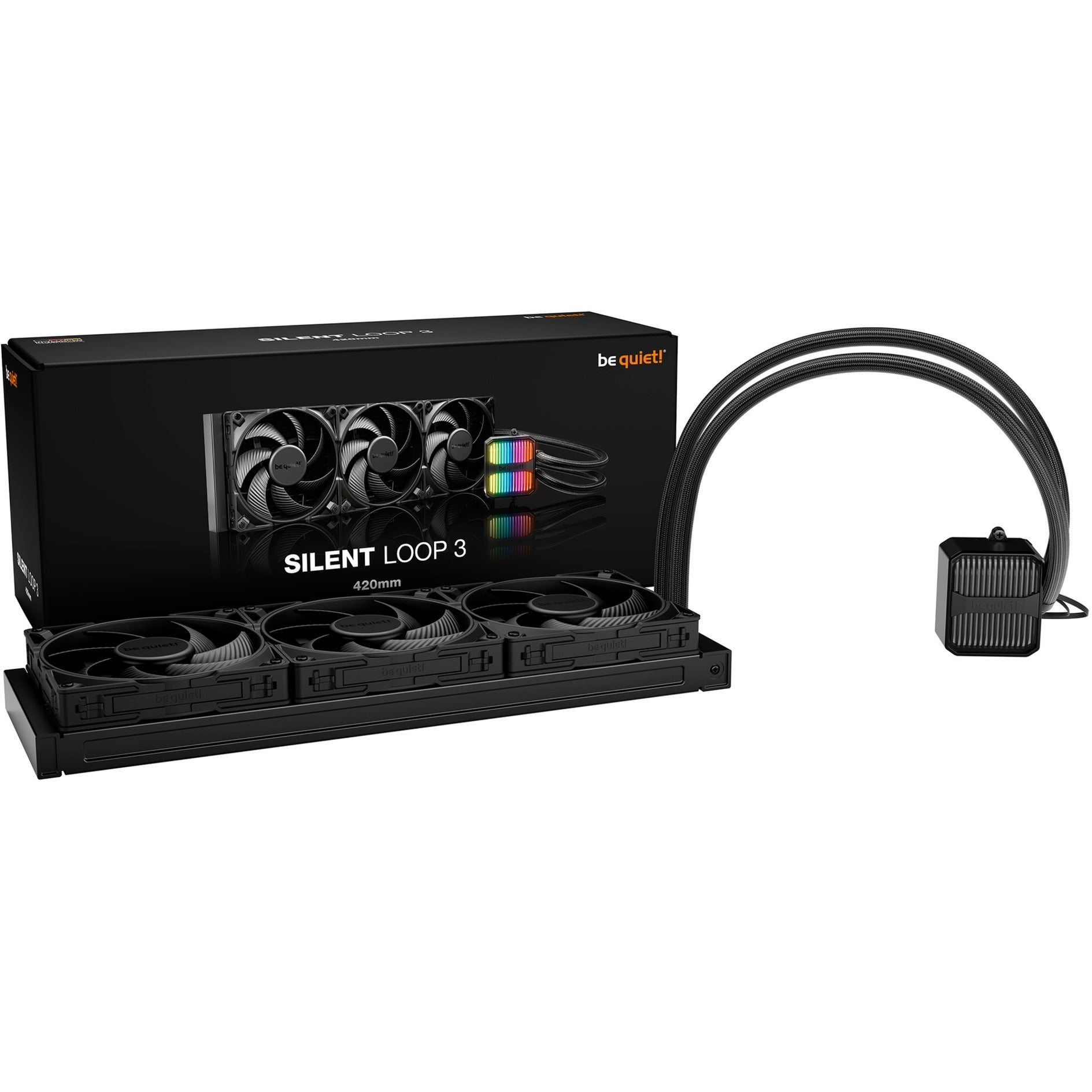 Soyez silencieux! Silent Loop 3 420 refroidissement par eau (noir, PWM 4 broches)