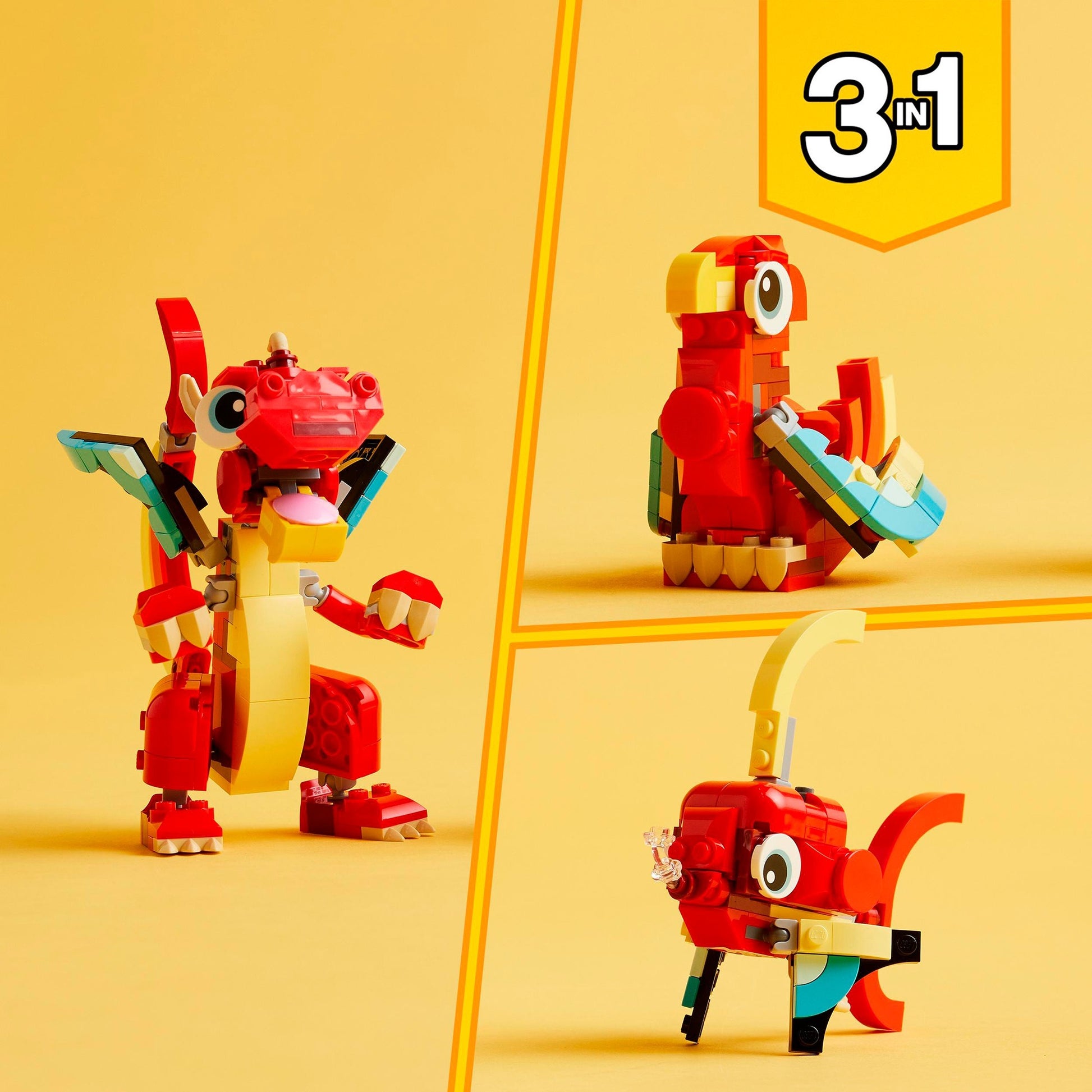 Lego LEGO Creator 31145 Dragon rouge