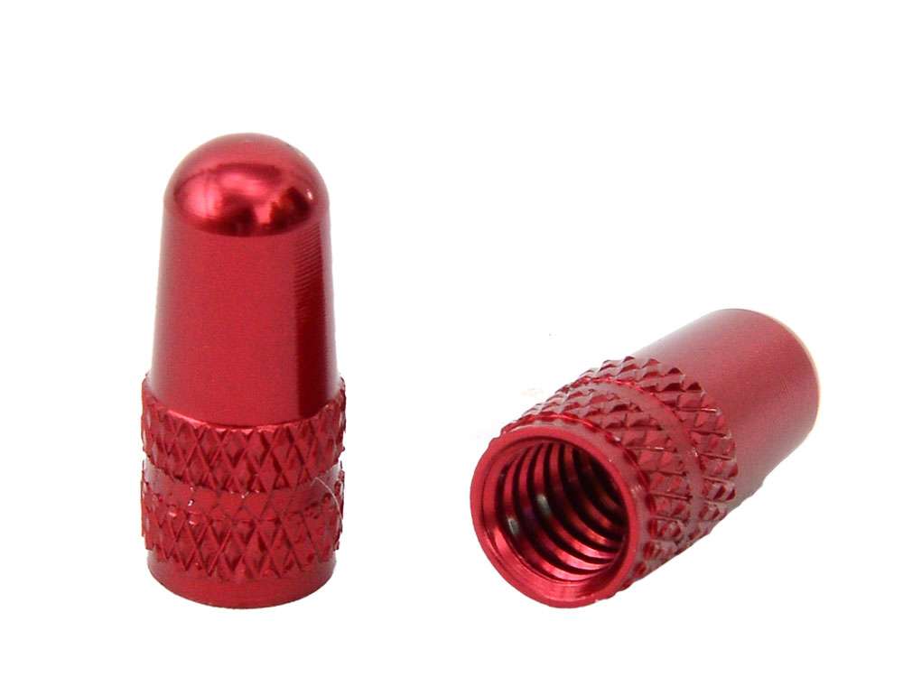 Radon 1 paire de bouchons de valve rouges