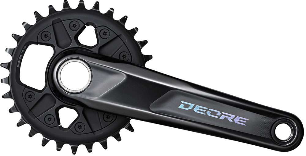Shimano deore fc-m6100-1 manivelle 12 vitesses 30t
