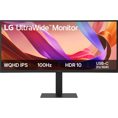 Moniteur incurvé LG Ultrawide 34u650a-b 34 (noir, 2x HDMI, port d'affichage, 3x USB-A, USB-B, USB-C, RJ-45)