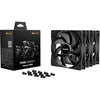 Soyez silencieux! pure ailes 3 ventilateurs de boîtier (noir, 3 pièces, 120 x 120 x 25 mm, pwm)