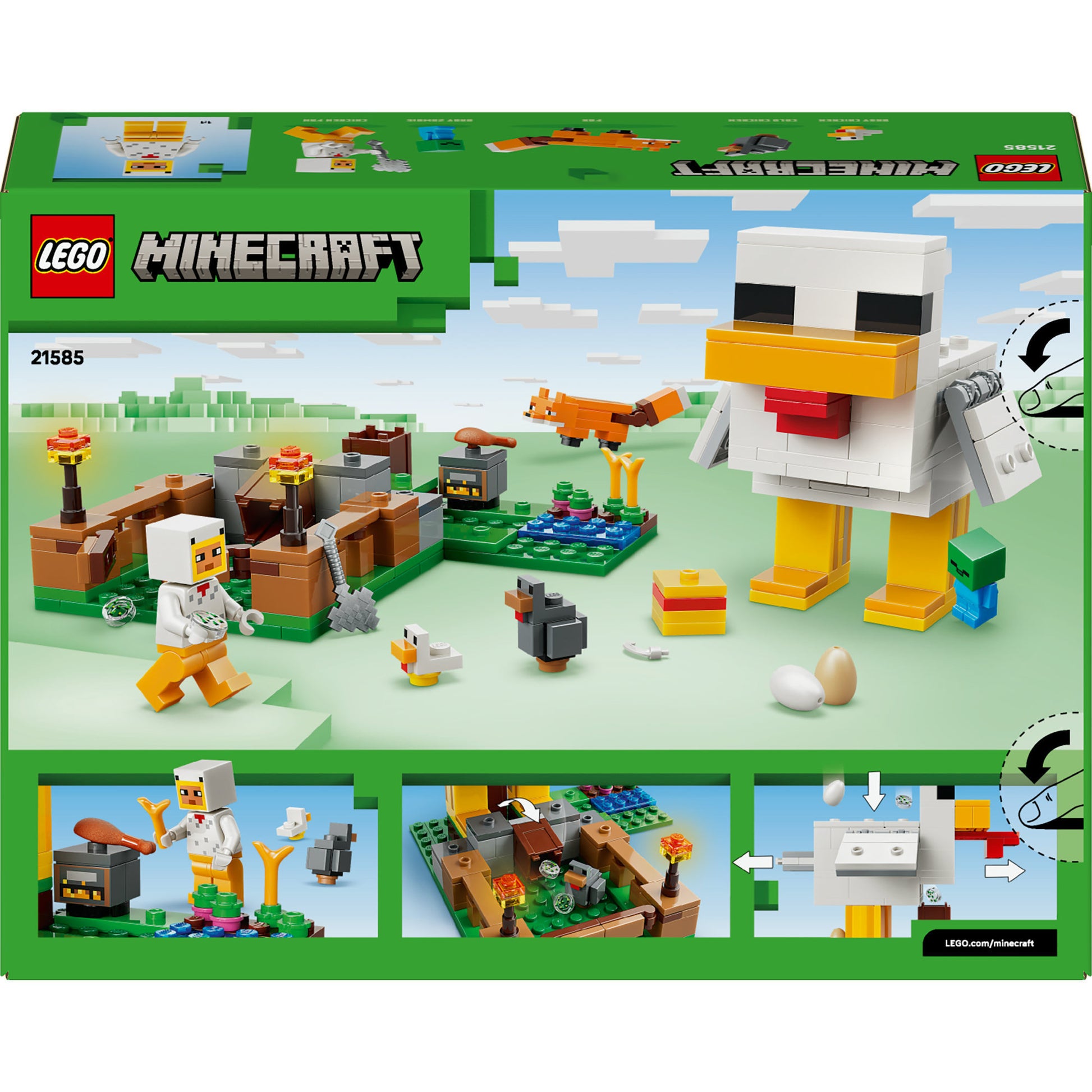 Lego minecraft 21585 ferme de poulets