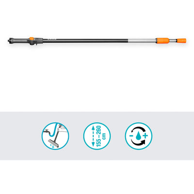 Gardena Cleansystem Telescopic Steel M XL, pour Verde