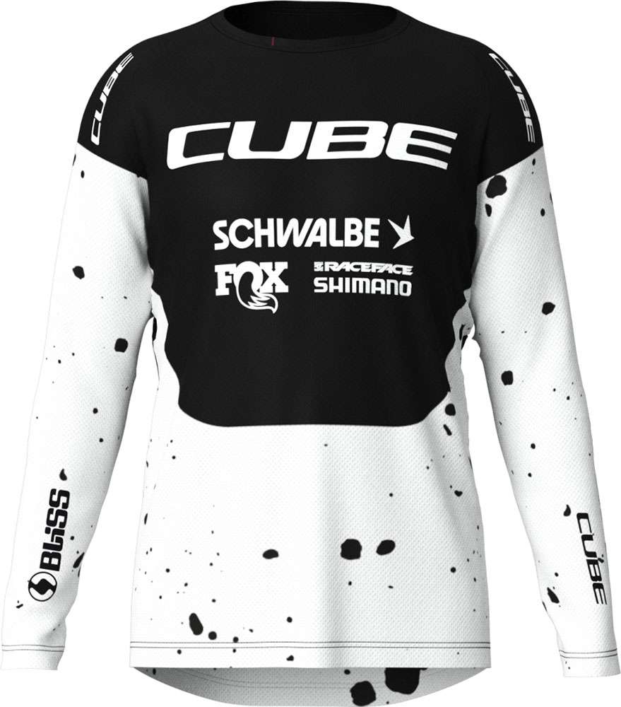 Cube x factory racing - maillot vtt manches longues