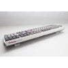 Ducky one 3 mist gray, clavier (gris clair, disposition américaine, rouge cerise mx, led rgb, pbt double-shot, remplaçable à chaud, mécanique charlatan)