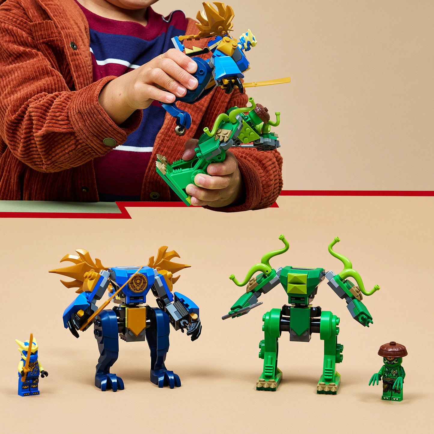 Lego Ninjago 71853 La bataille du dragon et du robot de Jay