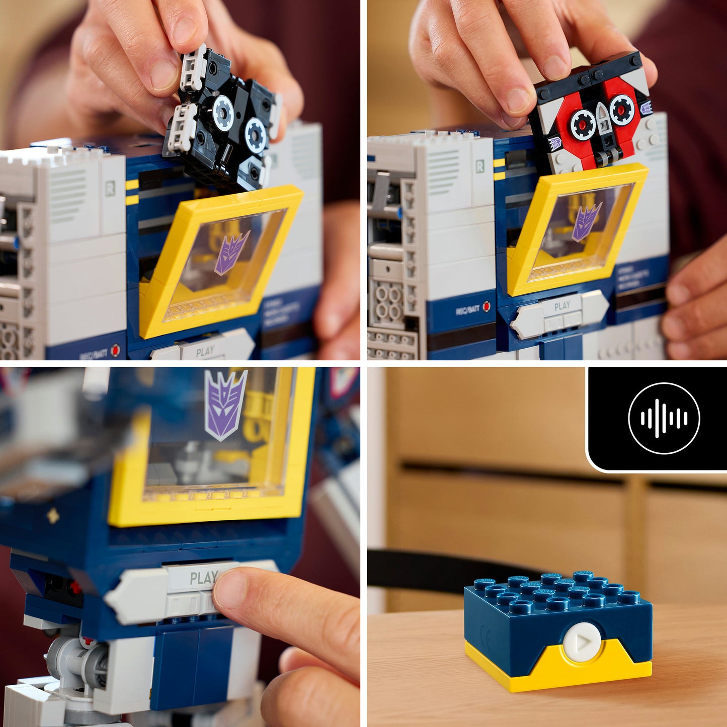 Icônes Lego 10358 transformateurs onde sonore