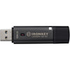 Kingston ironkey locker+ 50 g2 clé USB 128 Go clé USB (anthracite, USB-A 3.2 gen 1)