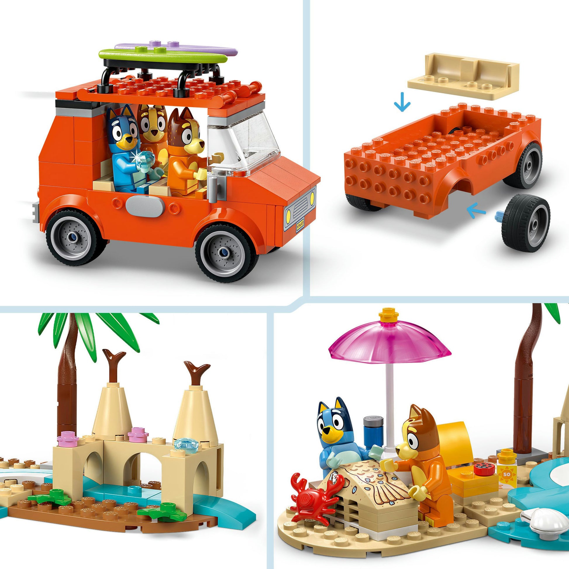 Lego Duplo 11202 Bluey's Drive jusqu'à la plage