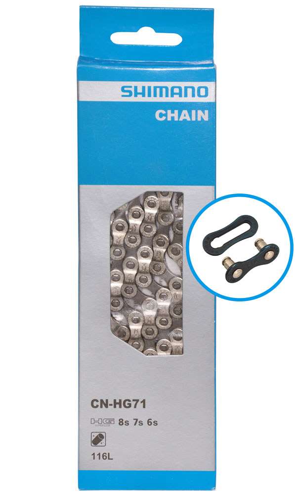 Chaîne Shimano cn-hg71c 6 7 8 vitesses avec maillon rapide
