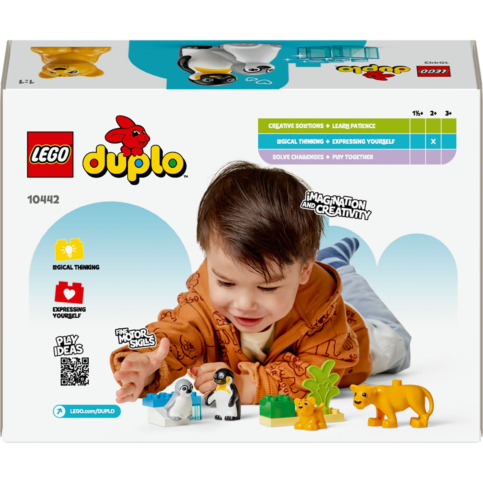 LEGO LEGO DUPLO VILLE 10442 Familles des animaux sauvages: Penguins et Leeuwen