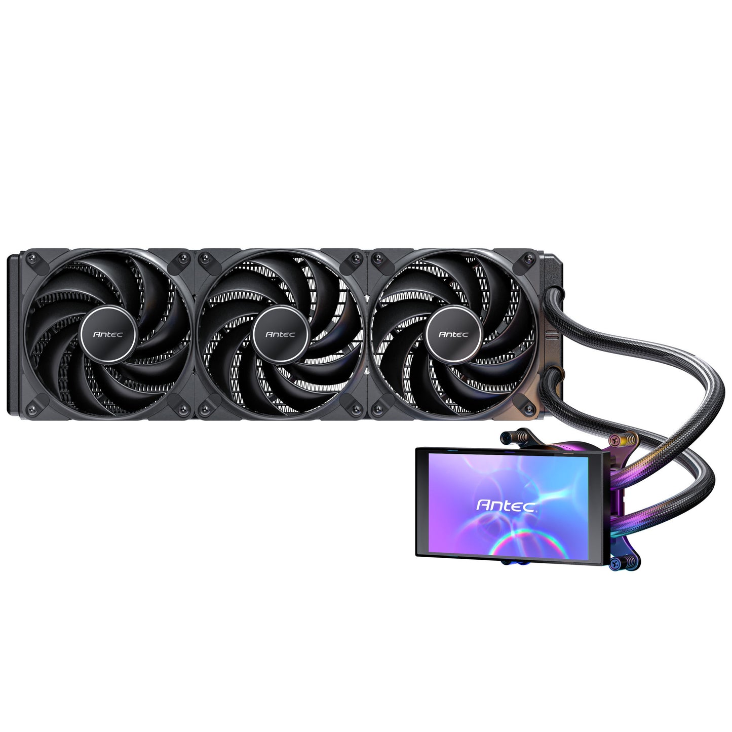 Antec vortex view 360 refroidissement par eau (noir)