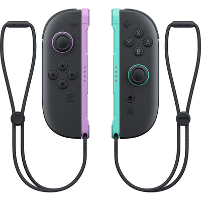 Ensemble de manettes Nintendo joy-con 2 (violet clair, vert clair)