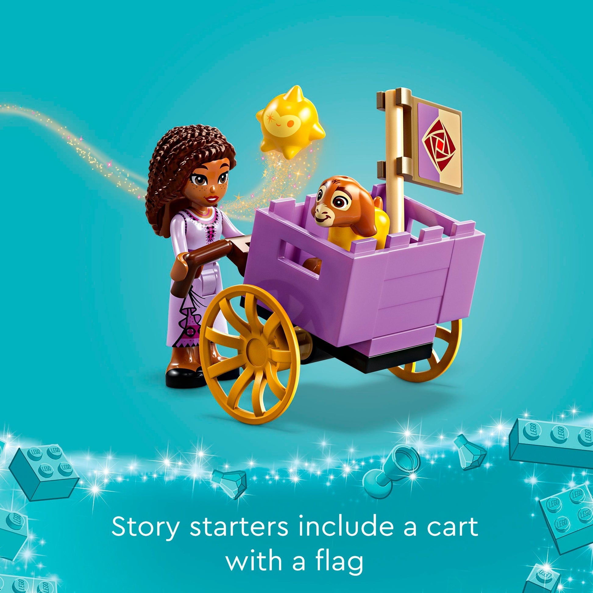 Lego disney - asha dans la ville jouets de construction Rosas (43223)