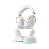 Mchose V9 Turbo+ Casque de jeu supra-auriculaire magnétique sans fil (or blanc brillant, Nintendo Switch, Playstation 4, Playstation 5, mobile, PC, Bluetooth USB 2,4 G) - afbeelding 2