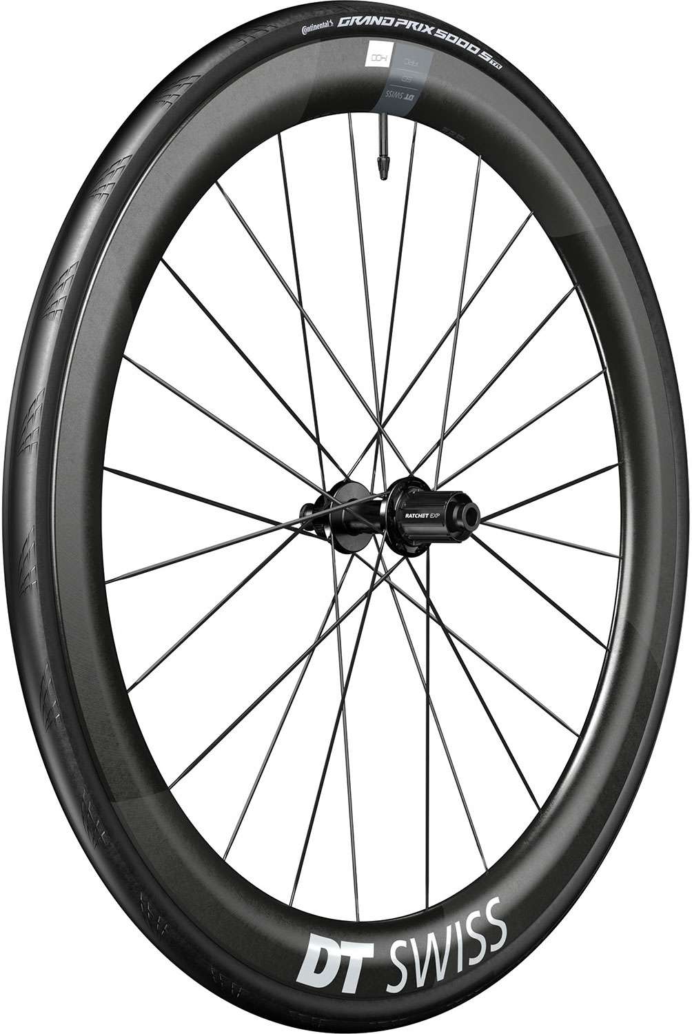 Roue Arrière DT Swiss Arc 1400 Dicut® WTS 50 cl Shimano HG Carbone