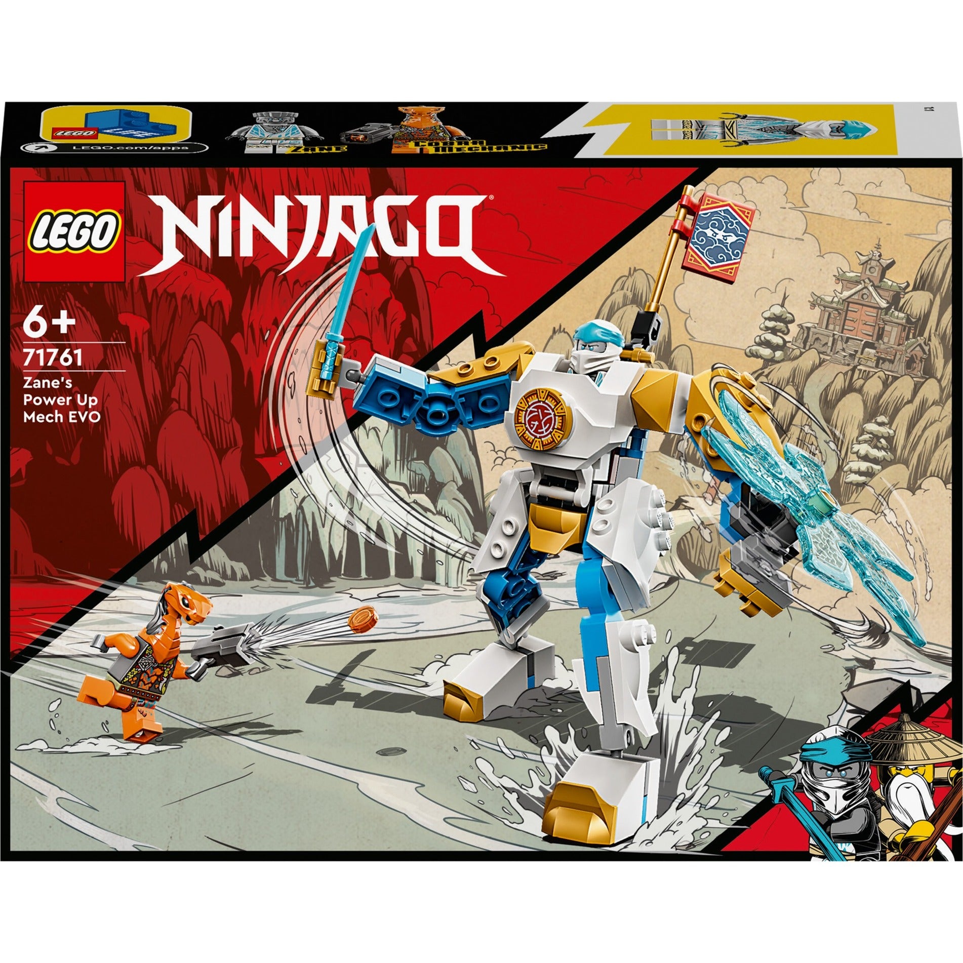 Lego Ninjago - Jouet de construction Power-Up Mech EVO de Zane (71761)
