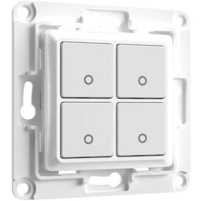 Interrupteur mural Shelly 4 boutons (blanc)