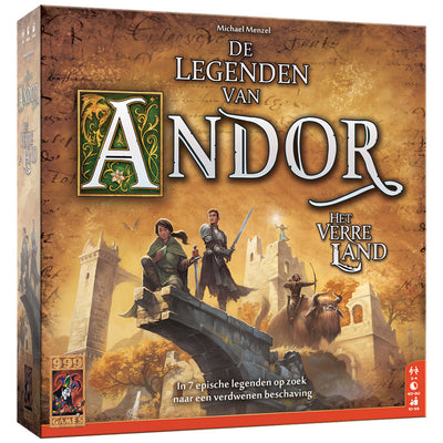 999games 999 games les légendes d'andor : le jeu de société des terres lointaines (néerlandais, 2 - 4 joueurs, 60 - 90 minutes, à partir de 10 ans)