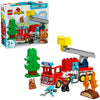 Lego Duplo Town 10473 camion de pompiers avec tuyau et pompier