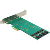 Carte de Dellock PCI Express> 2 x Clé interne M.2 B 110 mm -