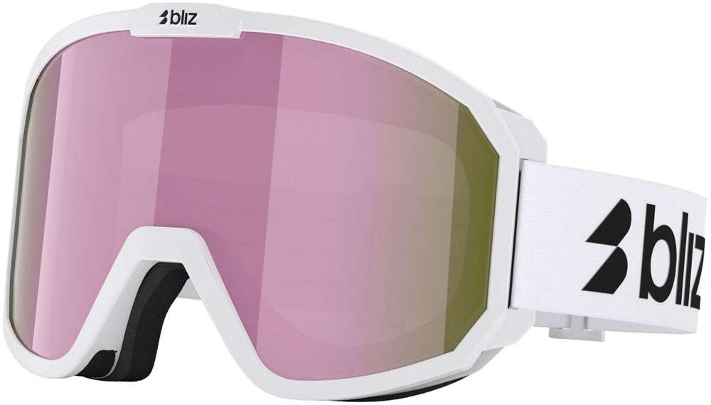 Bliz rave brown w pink multi - masque de ski