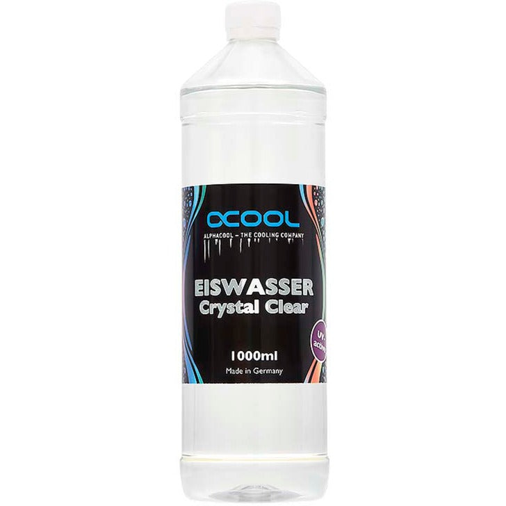 Alphacool eiswasser Crystal Clear Liquide de refroidissement actif UV (transparent, 1000 ml)
