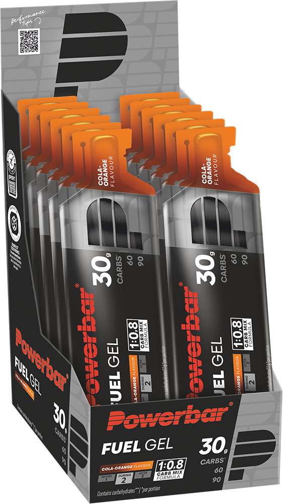 Gel combustible Powerbar ligne noire 30 12x50ml