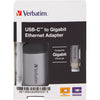 Adaptateur Gen 1 USB Verbatim, USB, USB-C> RJ-45