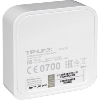 TP-Link TL-WR802N Routeur Nano sans fil 300Mbps