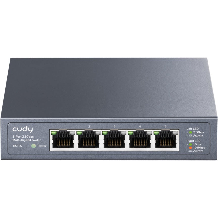 Commutateur non géré Cudy 5 ports 2,5 g (noir)