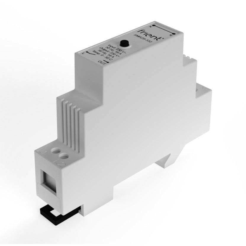 Relais relais din intelligent Frient (gris clair, zigbee)
