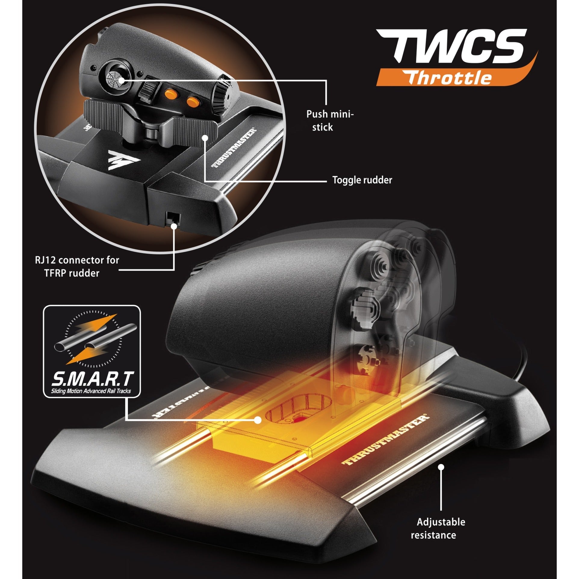Thrustmaster T.16000m FCS Hotas