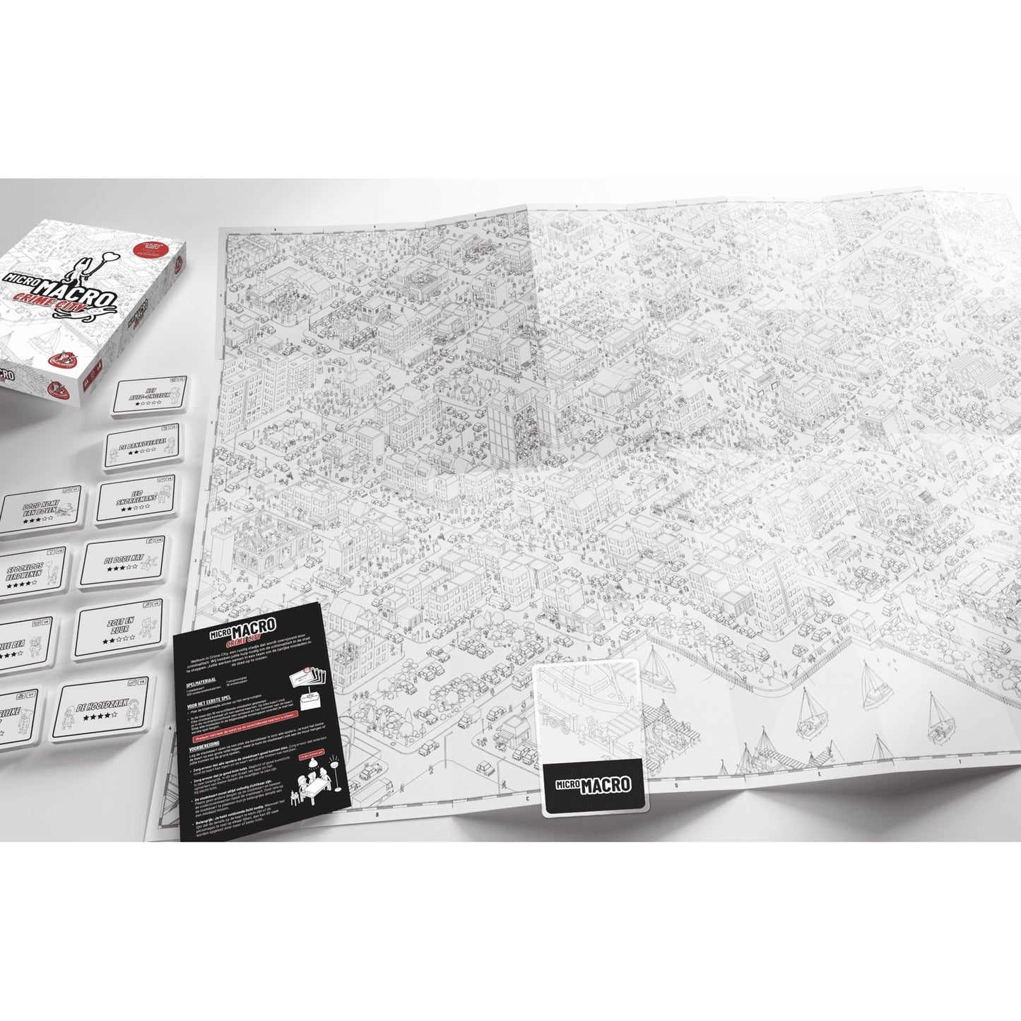Jeux de gobelin blanc micromacro: Crime City