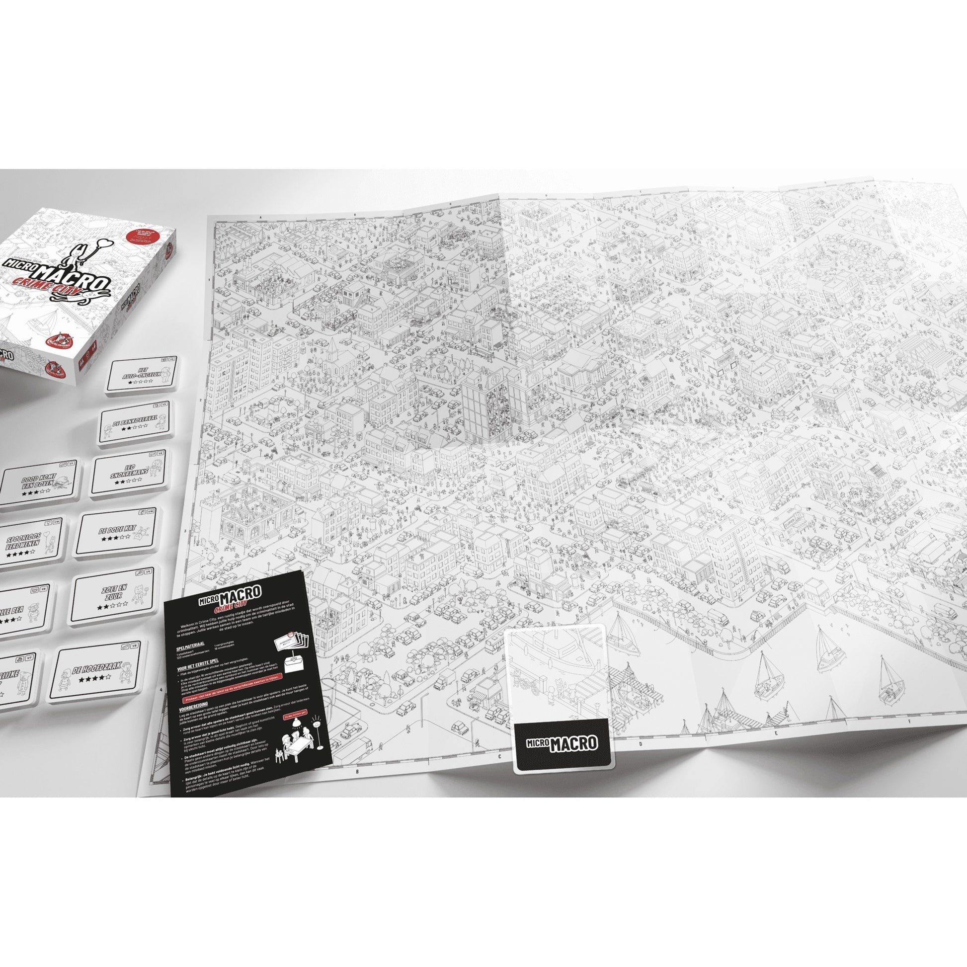 Jeux de gobelin blanc micromacro: Crime City
