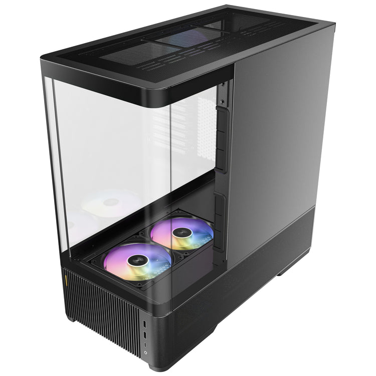 Boîtier tour midi Antec C6 Curve ARGB (noir | 2x USB-A | 1x USB-C | verre trempé)