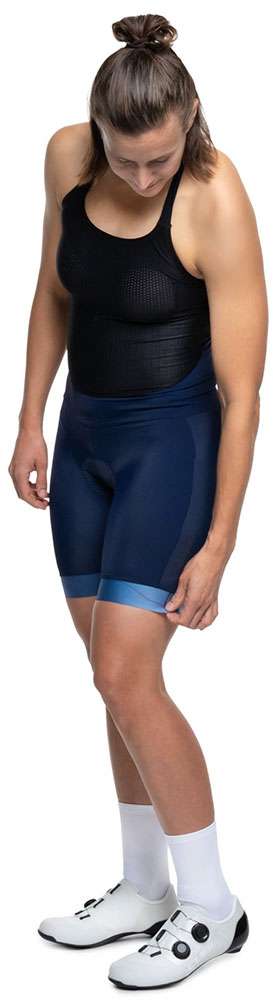 Cube road xc artline - cuissard à bretelles femme avec peau de chamois