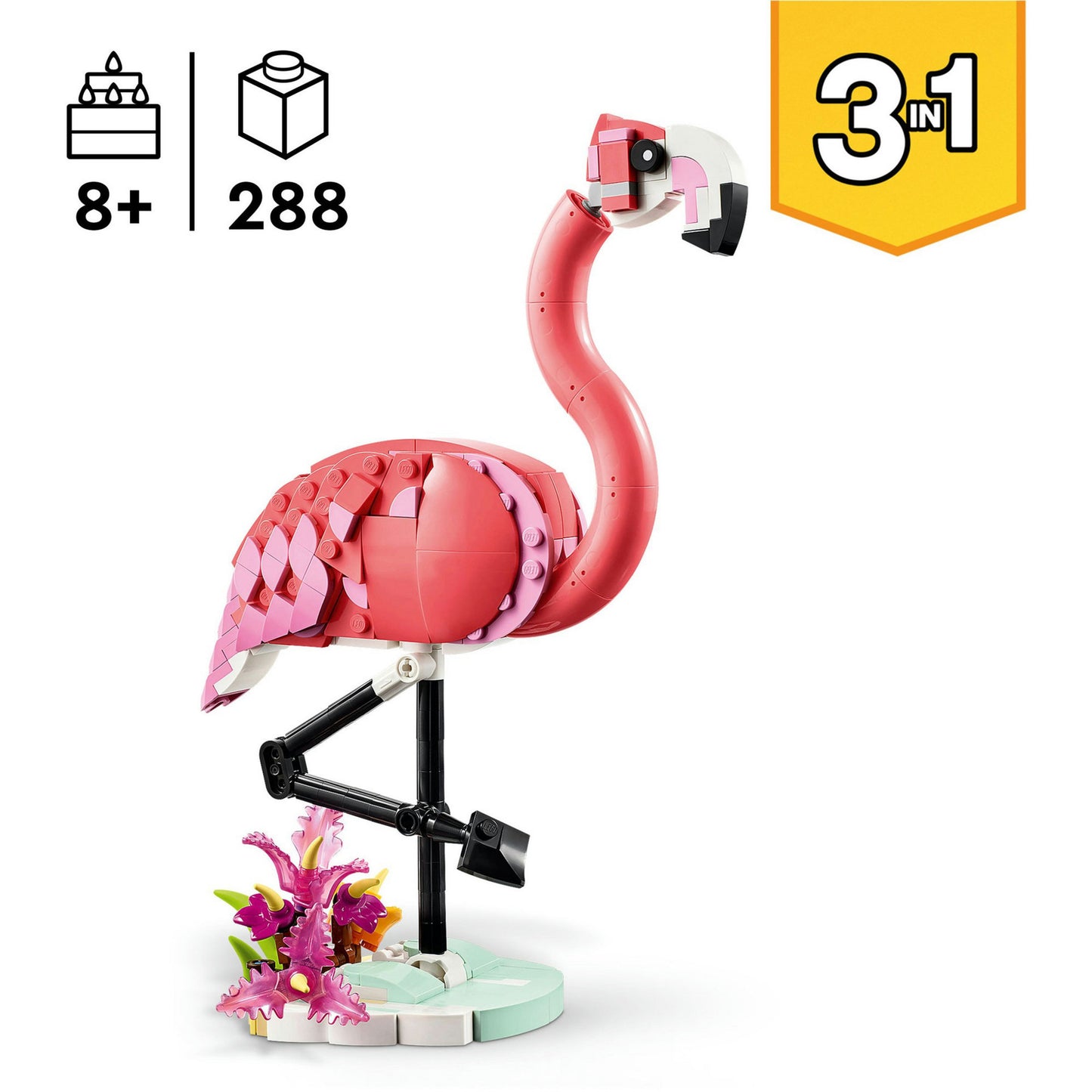 Créateur LEGO 31170 Animaux sauvages Flamingo rose