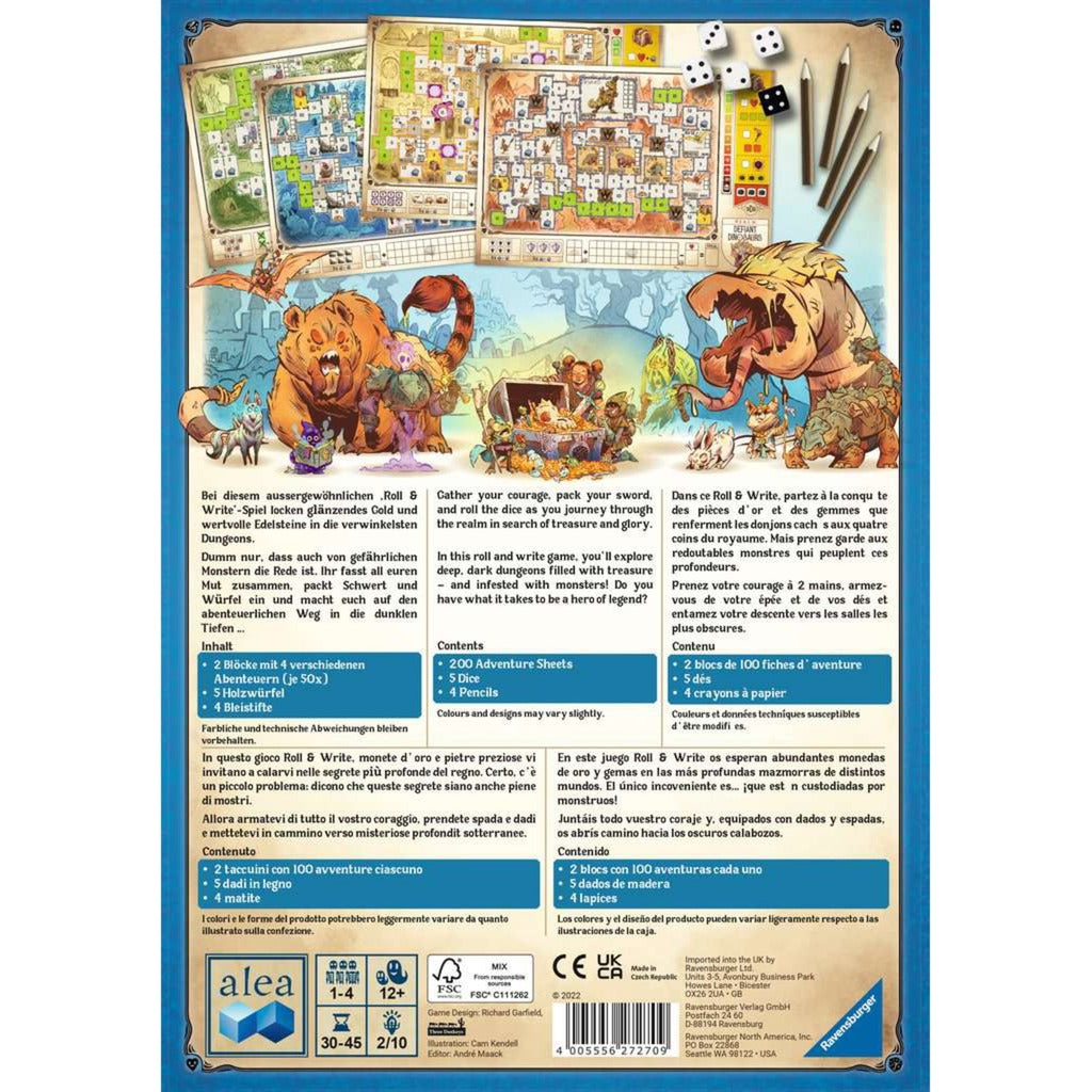 Donjons, dés et danger de Ravensburger