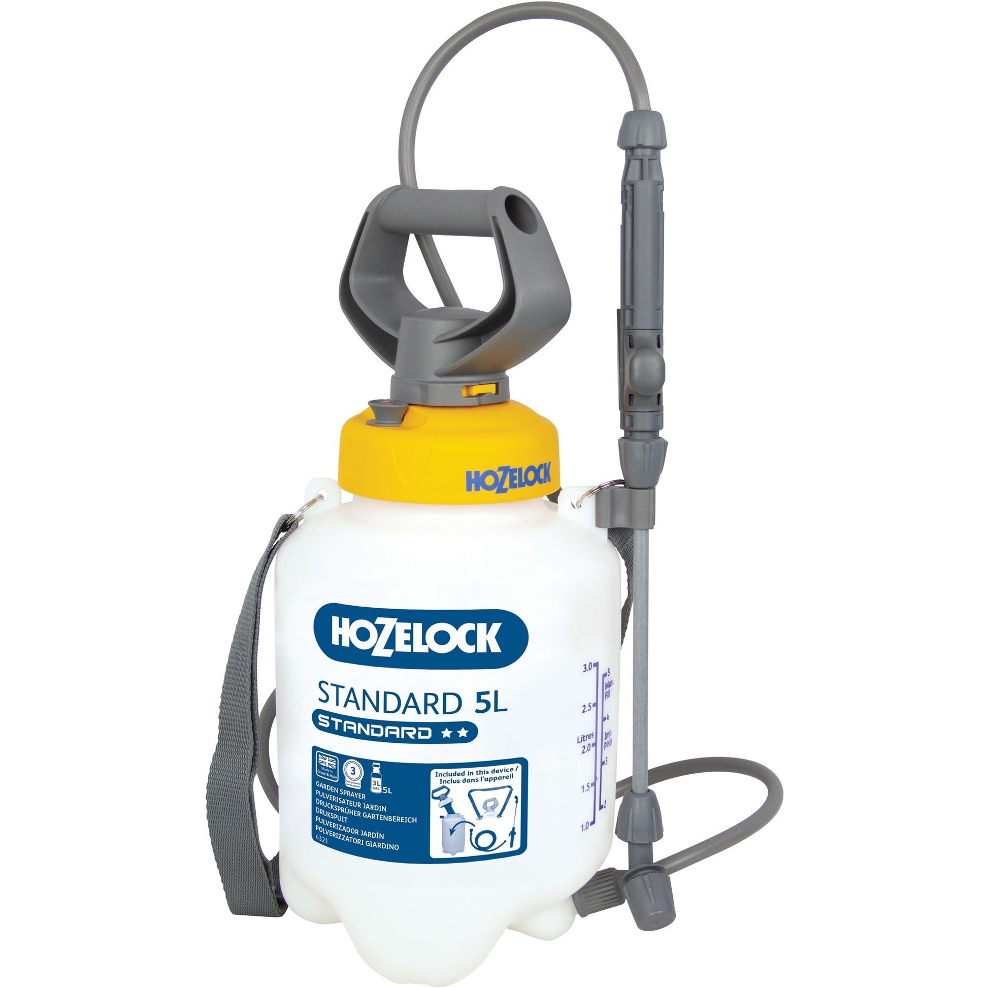 Pulvérisateur à pression Hozelock Standard 5 litres