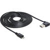 Dellock USB 2.0 Male gauche droite> Micro-B, 3M