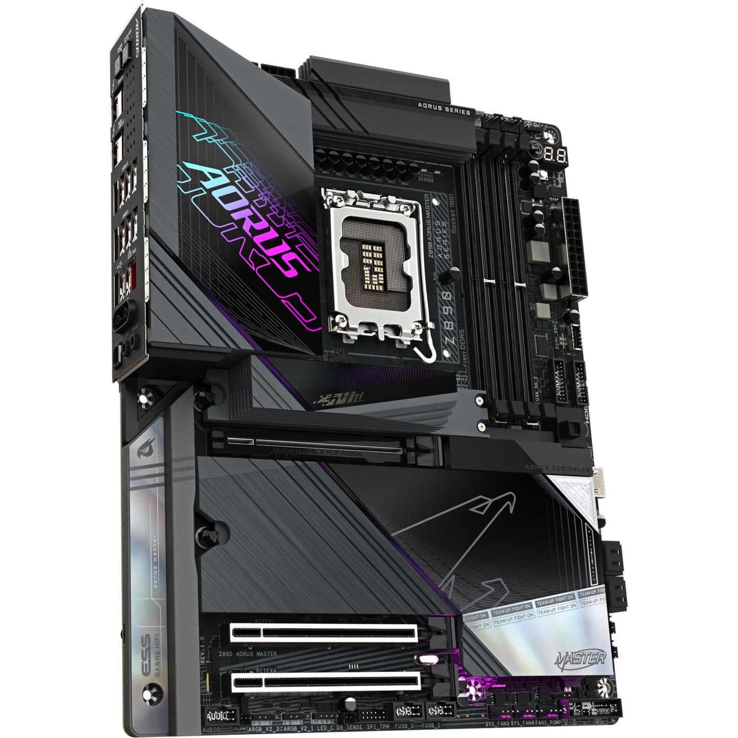 Carte mère Gigabyte Z890 AORUS Master Socket 1851 (RAID, 10 Go-LAN, Wi-Fi 7, BT, Son, ATX)