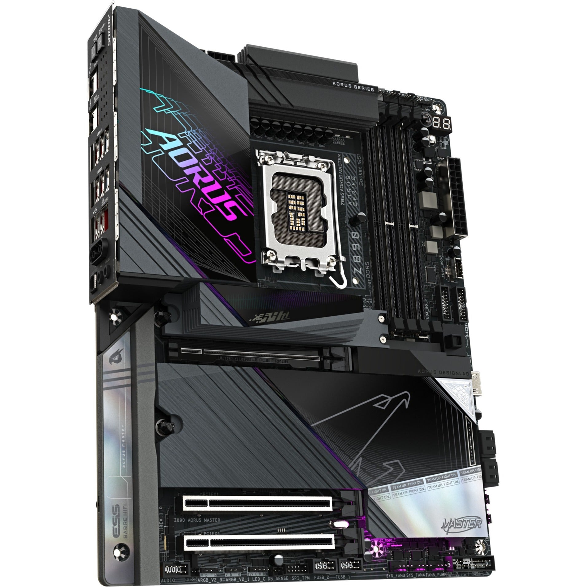 Carte mère Gigabyte Z890 AORUS Master Socket 1851 (RAID, 10 Go-LAN, Wi-Fi 7, BT, Son, ATX)